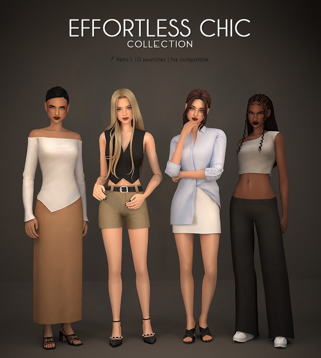 Скриншот мода Коллекция одежды Effortless Chic Collection